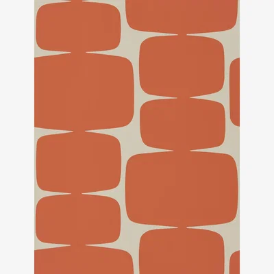 The Rug Seller Lohko Wallpaper 111295 by Scion in Paprika Orange&nbsp;Roll