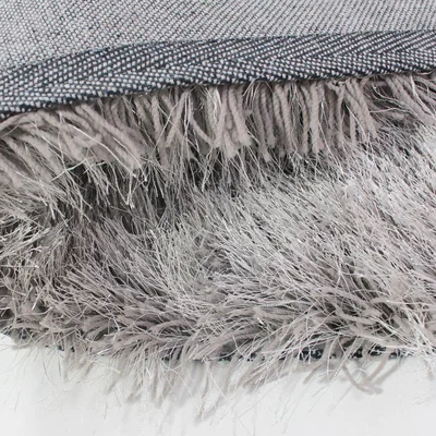 The Rug Seller Dazzle Shaggy Rugs in Silver