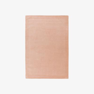 The Rug Seller York Plain Wool Rugs in Pink&nbsp;160x230cm
