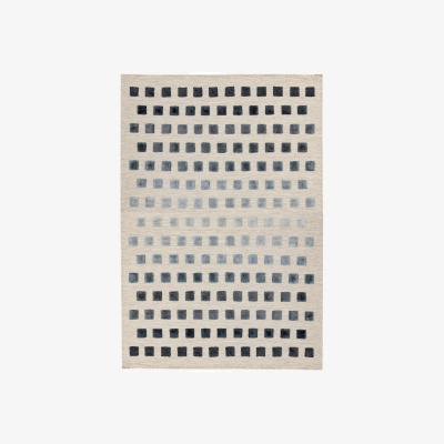 The Rug Seller Theo Squares Rugs in Silvery