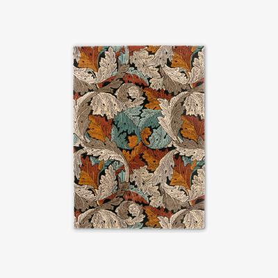 The Rug Seller Acanthus Leaf Wool Rugs 126900 in Forest By William Morris