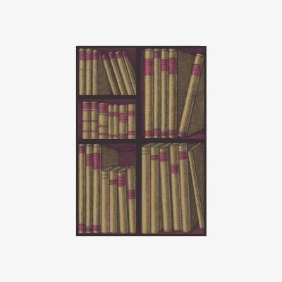 The Rug Seller Ex Libris Wallpaper 15031 by Cole & Son in Gold Magenta&nbsp;Roll