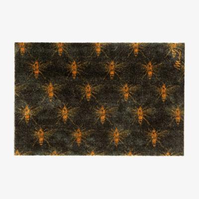 The Rug Seller Jo Bee Washable Floor Mats in Green yellow