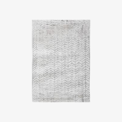 The Rug Seller Mad Men Jacobs Ladder Rug 8652 in Black on White