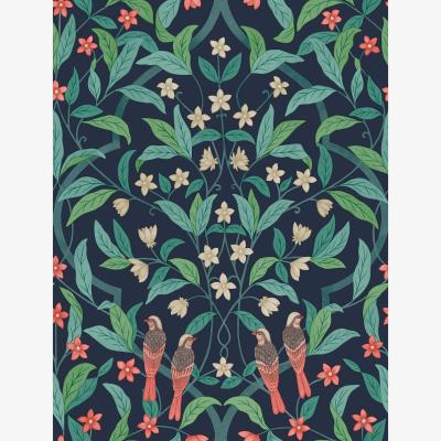 The Rug Seller Jasmine & Serin Symphony Wallpaper 10030 by Cole & Son in Ink BlueRoll