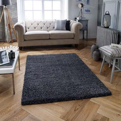 The Rug Seller Harmony Shaggy Rugs in Charcoal