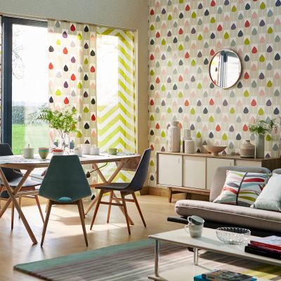 The Rug Seller Sula Tulips Wallpaper 111320 by Scion in Spice Rose Graphite&nbsp;Roll
