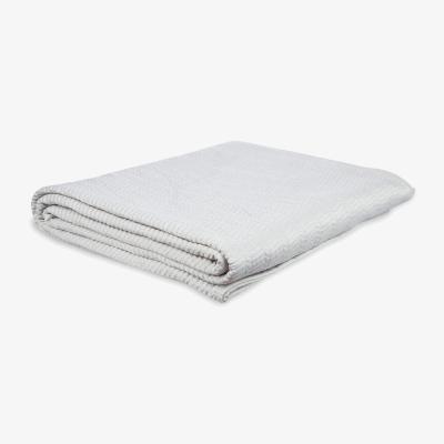 The Rug Seller Alton Quilted Throw by Laura Ashley in Silver Grey240x260cm