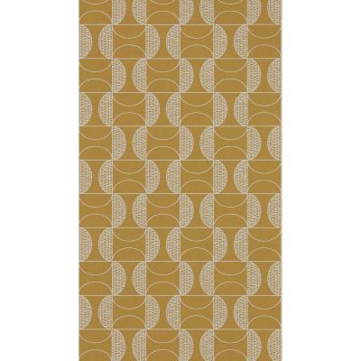 The Rug Seller Shinku Geometric Wallpaper 111940 by Scion in Turmeric Orange&nbsp;Roll