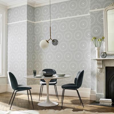 The Rug Seller Cadencia Wallpaper 111881 by Harlequin in Silver Grey&nbsp;Roll