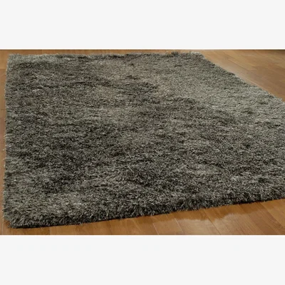 The Rug Seller Calida Shaggy Rugs in Grey 23