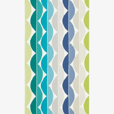 The Rug Seller Yoki Retro Wallpaper 110827 by Scion in Marine Azure Blue&nbsp;Roll