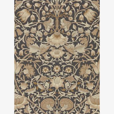 The Rug Seller Pure Lodden Wallpaper 216027 by Morris & Co in Charcoal Gold&nbsp;Roll