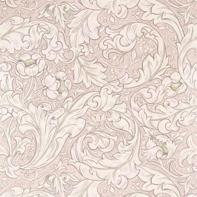 The Rug Seller Pure Bachelors Button Wallpaper 216553 by Morris & Co in Faded Sea PinkRoll