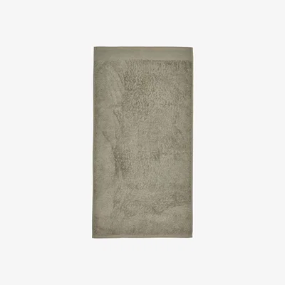 The Rug Seller Noi Plain Cotton Bamboo Towel in Sage Green&nbsp;50x90cm