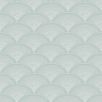 The Rug Seller Feather Fan Wallpaper 10036 by Cole & Son in Seafoam BlueRoll