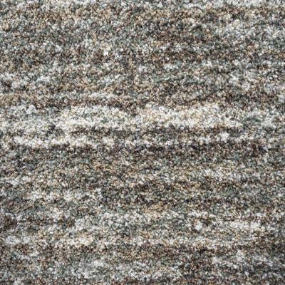 The Rug Seller Mehari 23067 4727 Abstract Shaggy Runner Rugs in Beige Multi&nbsp;67x240cm