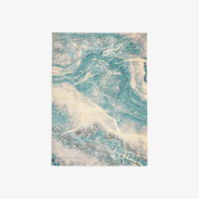 The Rug Seller Elssa Abstract Marble Rugs By Concept Loom ELS14 in Pacific Blue