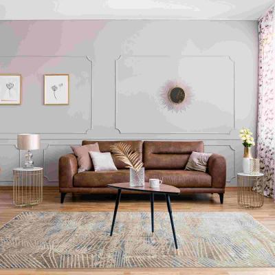 The Rug Seller Pollo Abstract Rug By Concept Loom POLL108 in Taupe Grey