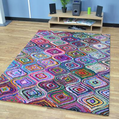 The Rug Seller Cotton Chindi Aston Multicoloured Rugs 01&nbsp;160x230cm