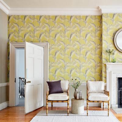 The Rug Seller Palm House Wallpaper 216642 by Sanderson in Chartreuse Grey&nbsp;Roll