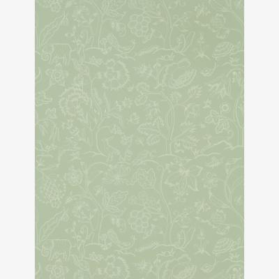 The Rug Seller Middlemore Wallpaper 216694 by Morris & Co in Sage Green&nbsp;Roll
