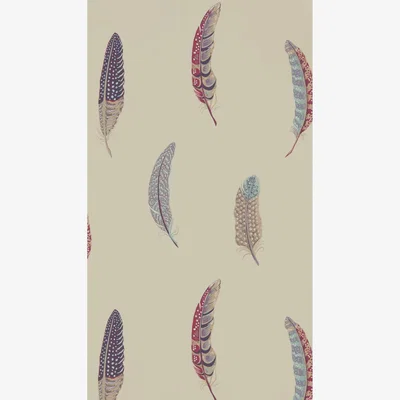 The Rug Seller Lismore Wallpaper 216607 by Sanderson in Fig Purple&nbsp;Roll