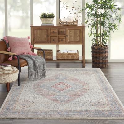 The Rug Seller Homestead Rugs HMS03 in Blue Grey by Nourison