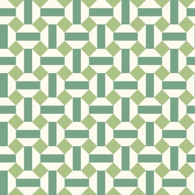 The Rug Seller Alicatado Wallpaper 117 12038 by Cole & Son in Leaf GreenRoll