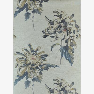 The Rug Seller Evelyn Wallpaper Panel 312735 by Zoffany in Tigers Eye Bluestone&nbsp;Roll