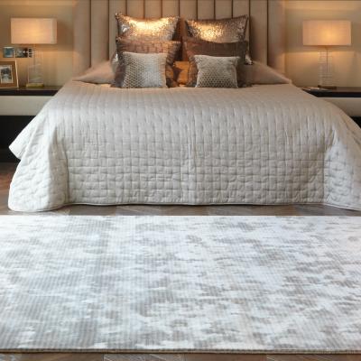 The Rug Seller Katherine Carnaby Chrome Stripe Rug in Feather&nbsp;120x180cm