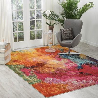 The Rug Seller Celestial Rugs CES01 in Seaglass by Nourison