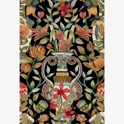 The Rug Seller Protea Garden Wallpaper 119 10044 by Cole & Son in Black&nbsp;Roll