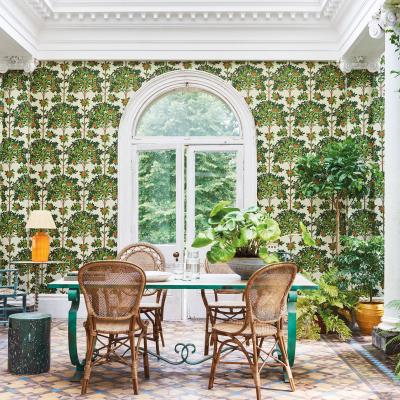 The Rug Seller Orange Blossom Wallpaper 1001 by Cole & Son in Orange Roll