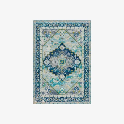 The Rug Seller Syon SY03 Traditional Rugs in Bahar Blue&nbsp;160x230cm