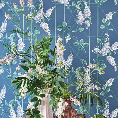 The Rug Seller Wisteria Wallpaper 5015 by Cole & Son in Blue Jade&nbsp;Roll