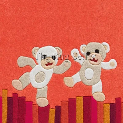 The Rug Seller Childrens Teddy Bear Rugs 4117 40&nbsp;110x160cm