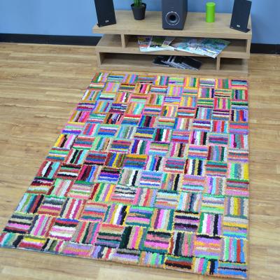 The Rug Seller Cotton Chindi Sunshine Multicoloured Rugs 01