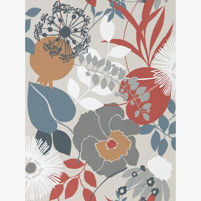 The Rug Seller Doyenne Wallpaper 111492 by Harlequin in Chalk Copper Sepia&nbsp;Roll