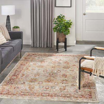 The Rug Seller Sahar SHR02 Traditional Persian Rugs by Nourison in Ivory282x383cm