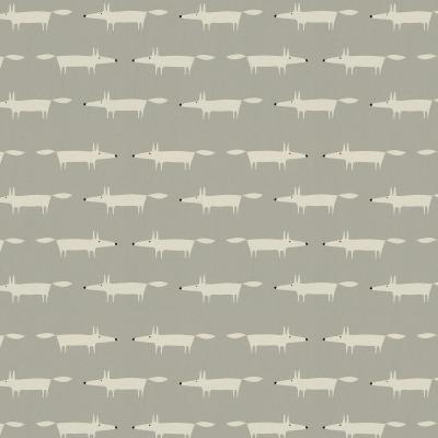 The Rug Seller Little Fox Wallpaper 112263 by Scion in Silver Grey&nbsp;Roll