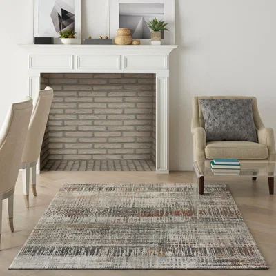 The Rug Seller Tangra TNR04 Abstract Rug by Nourison in Multicolour162x223cm
