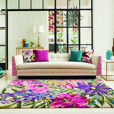The Rug Seller Floreale Rugs 44905 in Fuschia