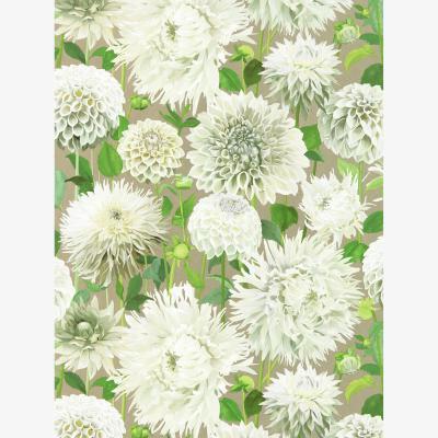 The Rug Seller Dahlia Wallpaper 2112844 by Harlequin in Sail Cloth Meadow Gilver&nbsp;Roll