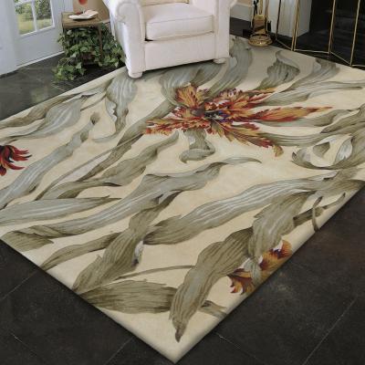The Rug Seller Nourison Tropics Rugs TS01 Ivory
