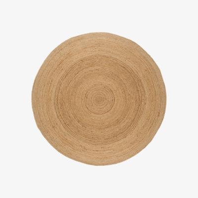 The Rug Seller Faro Circular Jute Rugs in  Natural