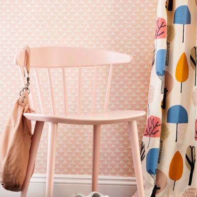 The Rug Seller Kielo Wallpaper 111534 by Scion in Blush Pink&nbsp;Roll