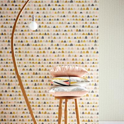 The Rug Seller Priya Wallpaper 111299 by Scion in Blush Honey Linen&nbsp;Roll