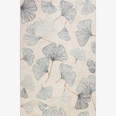 The Rug Seller Rivera 20088 030 Botanical Leaf Outdoor Rugs in Beige