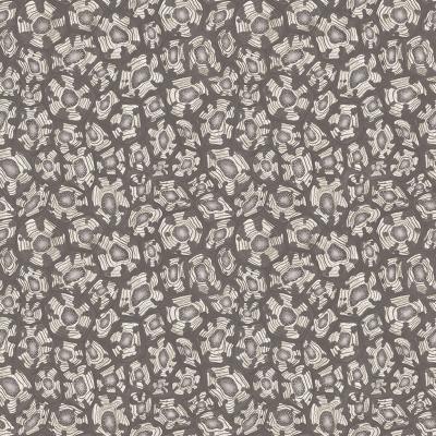 The Rug Seller Savanna Shell Wallpaper 119 4023 by Cole & Son in Soot Snow Metallic SilverRoll